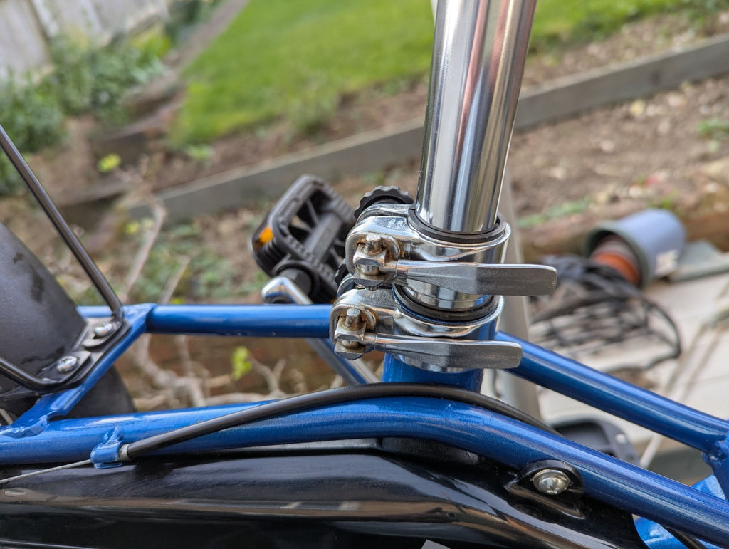 Vintage Dahon Classic III Folding Bike – 3-Speed Sturmey Archer (Blue)