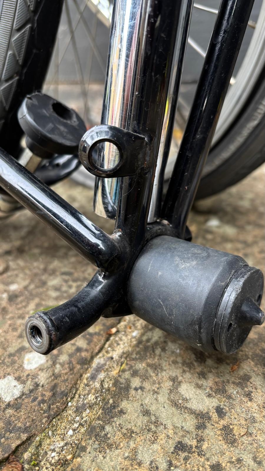 Project Folding Bike includes Genuine Brompton Front Forks SA 3 speed wheel set