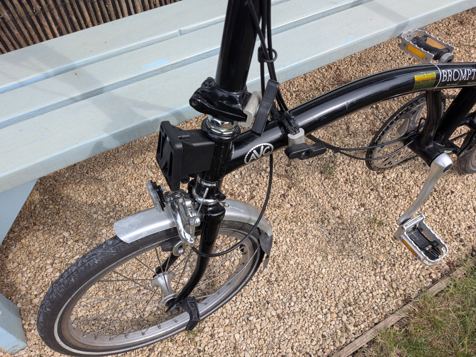 Classic Brompton Folding Bike Folder 3-Speed, Black, Upgraded (=M3R)