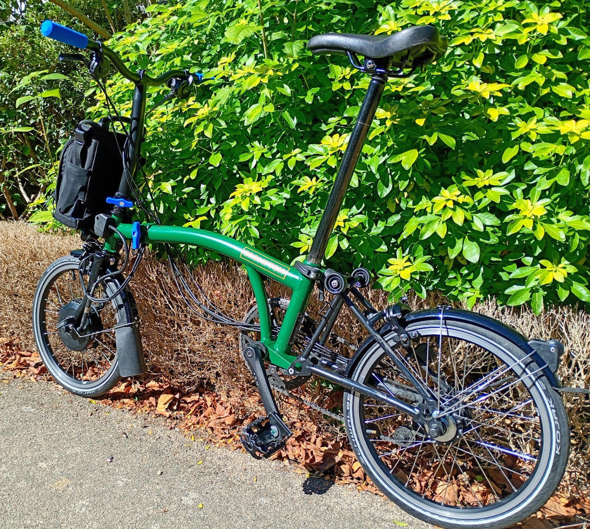 Electric Brompton Folding Bicycle - C Line 6-Speed Model - Fantastic Condition