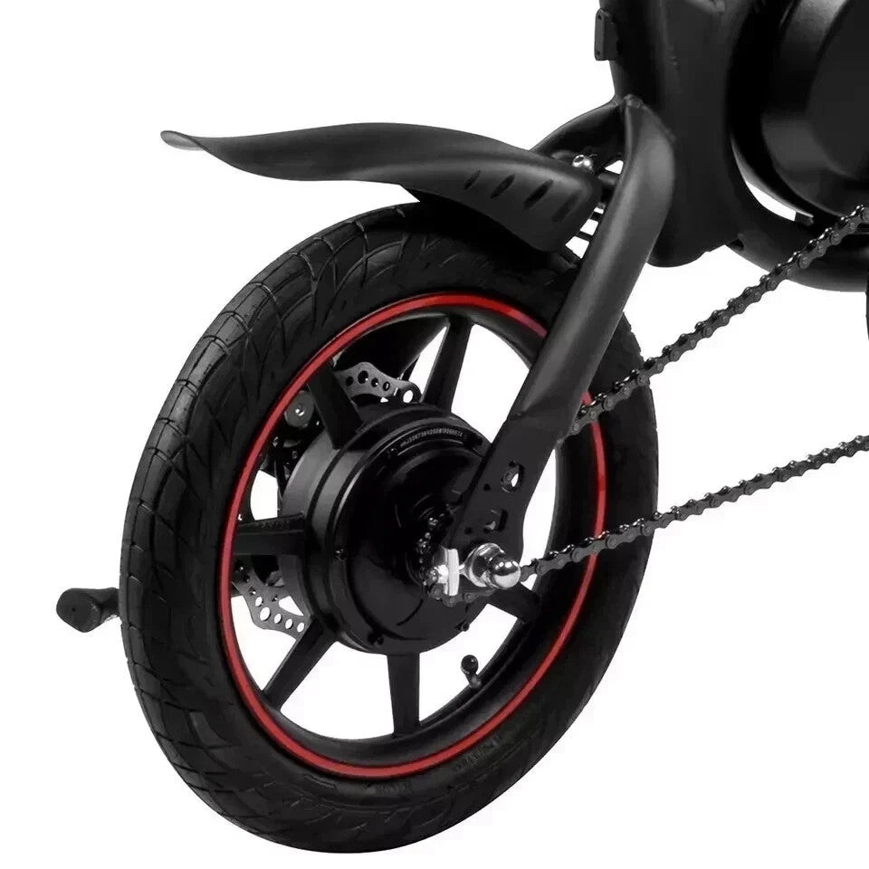 DYU D3F 14" Folding E -  Bike 250-W 36-V 10/Ah E- Bike E- City Bike 25km/h 50km