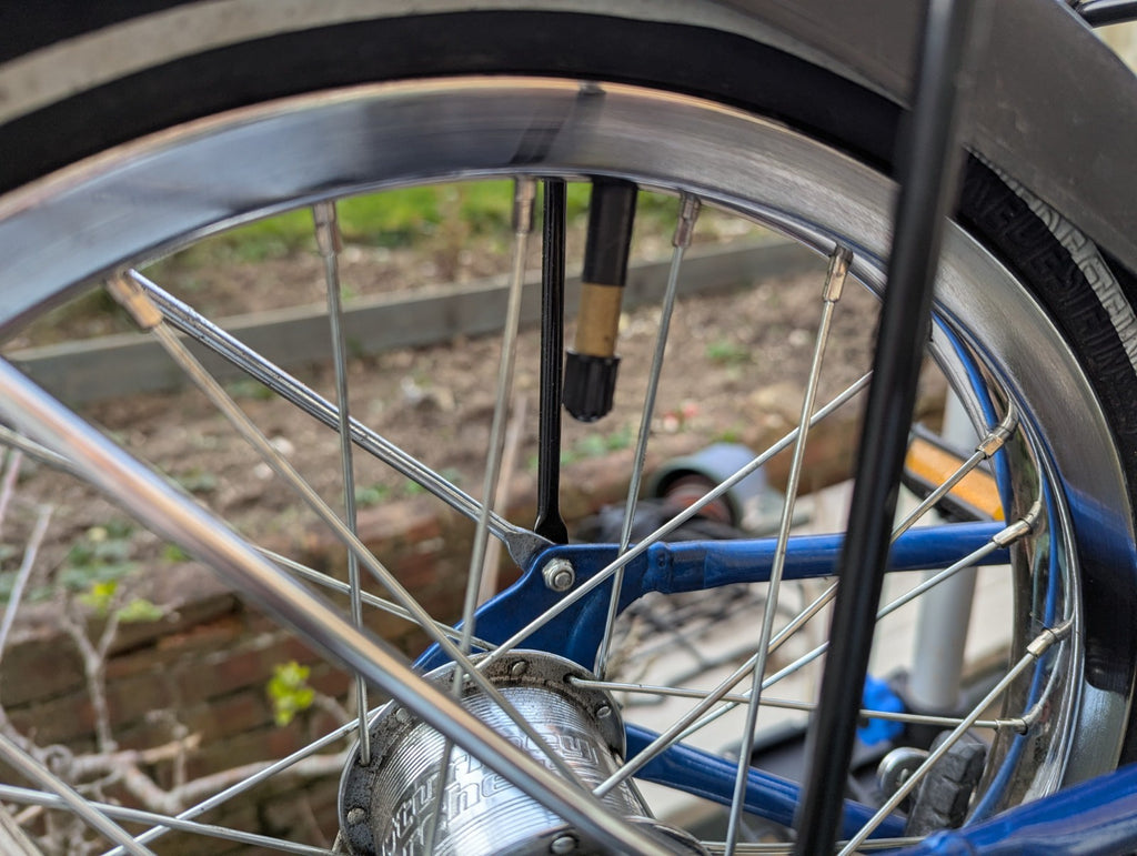 Vintage Dahon Classic III Folding Bike – 3-Speed Sturmey Archer (Blue)
