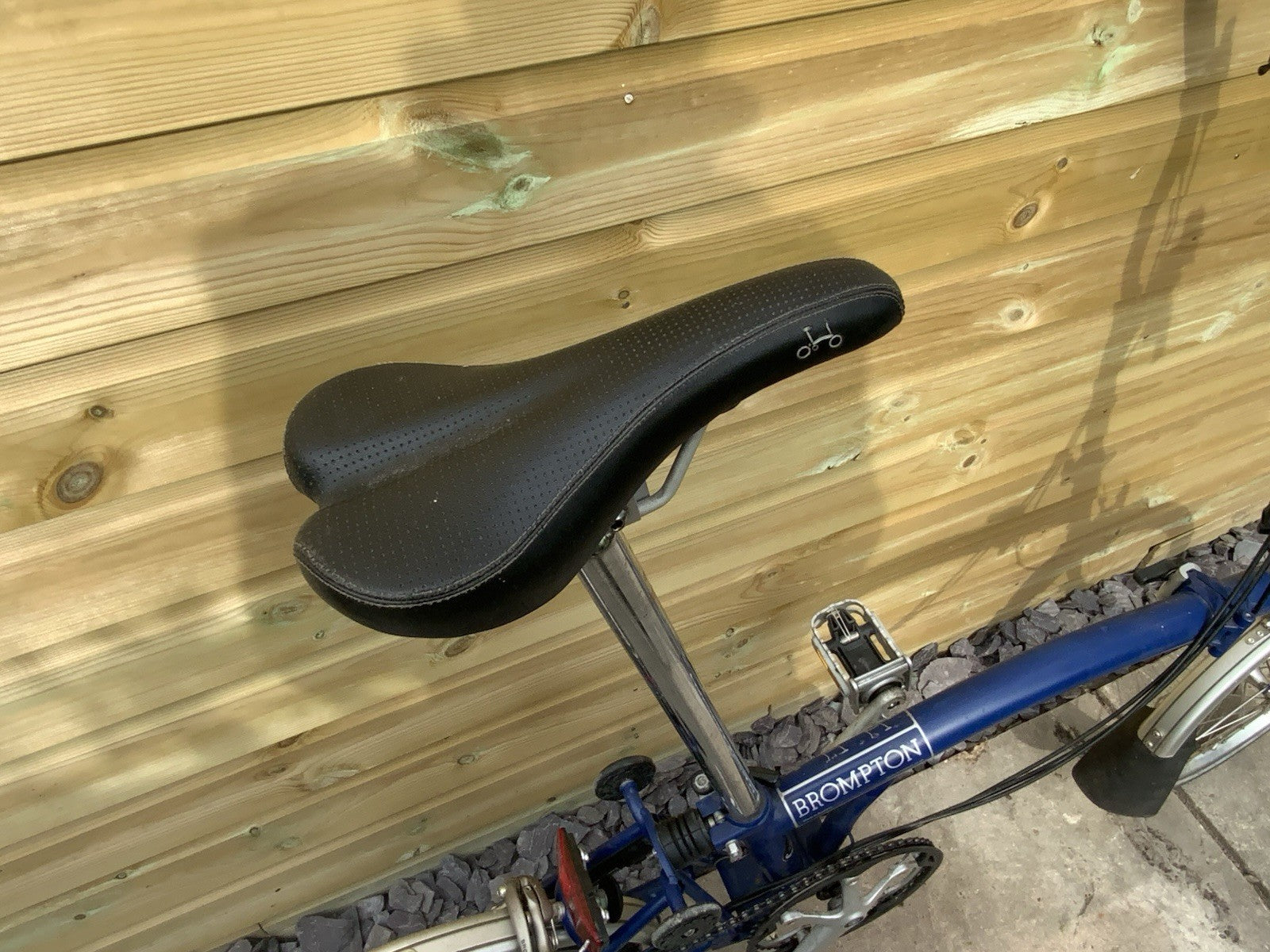 Brompton Folding Bike 3-Speed Blue,  A Bit Dusty As Has Been In Storage A While