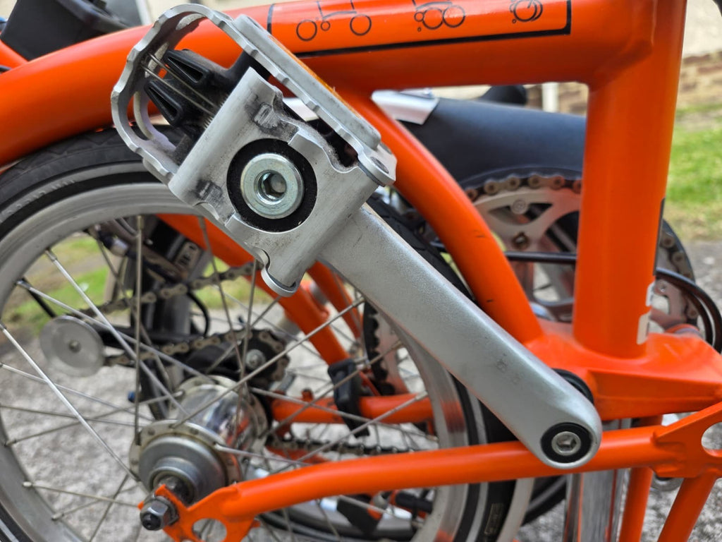 Brompton M6L Folding Bike - Orange Speed
