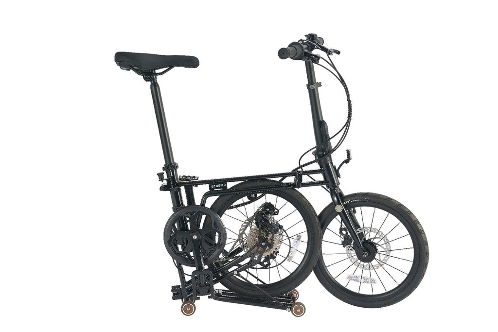 Folding Bicycle 16" Wheel Alloy 7SP Shimano Gear,3-Way Folding,DualDisc-16AF03BL