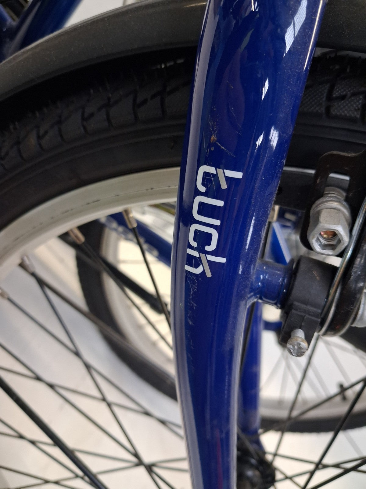 Apollo Tuck 6 Speed 20″ Aluminum Folding Bike - One Size - Blue (Damaged)