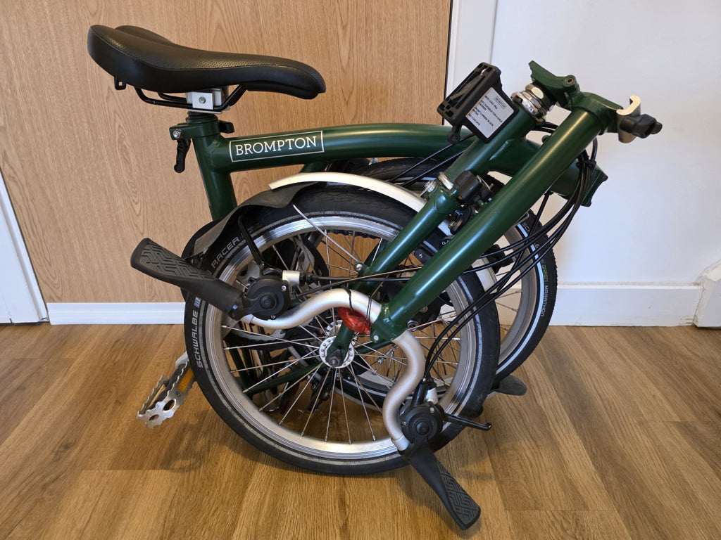 Brompton Folding Bike 6-Speed H6L British Racing Green - Serviced and Upgraded