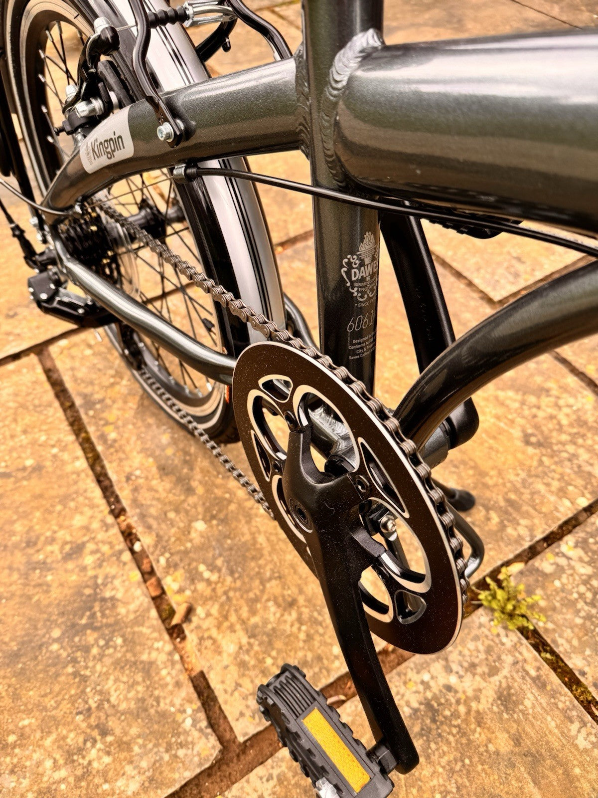 Dawes Kingpin Folding Bike, 20" Grey