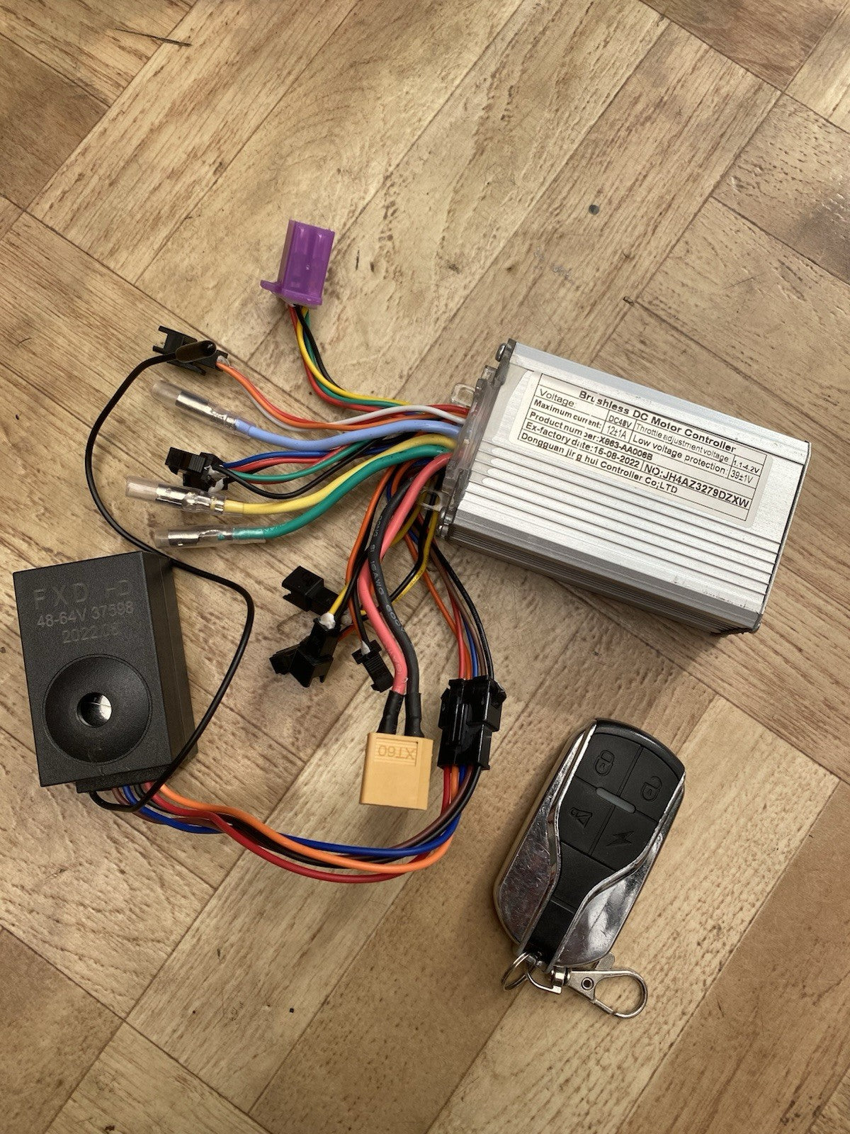 SAMEBIKE Original Controller & Fob Immobiliser Set