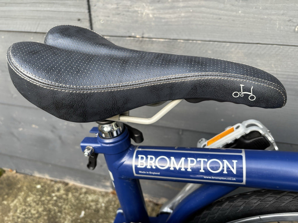 Brompton M6R in Cobalt Blue Folding bike C Line - Very Light Leisure Use Only