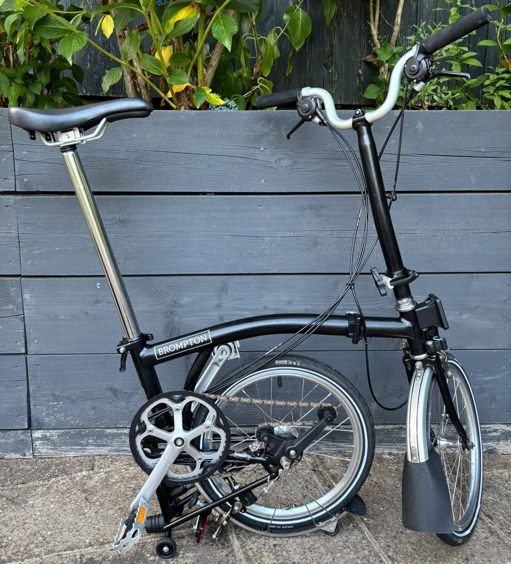2017 Brompton H6L (Higher) C Line Folding Bicycle 6 Speed - Hardly Used