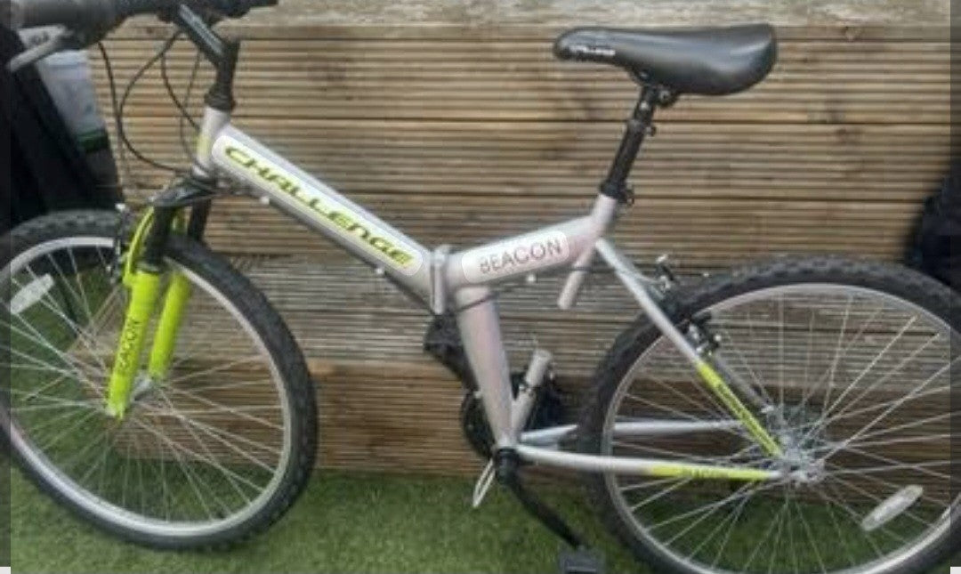 Challenge Beacon 26 inch Wheel Size Mens Mountain Folding Bike
