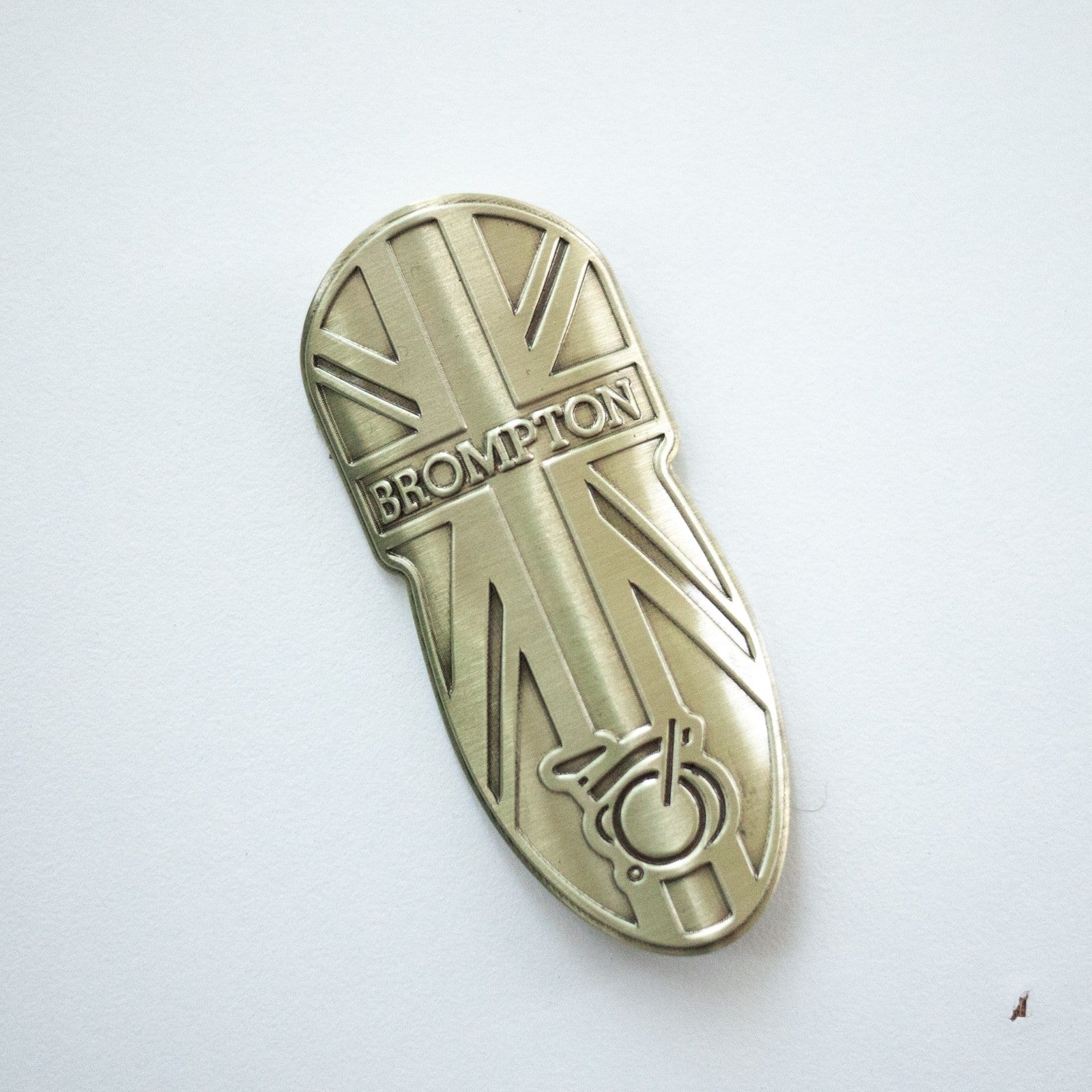 Brompton Folding Bike Metal Head Stem Main Frame Badge Adhesive Free Postage