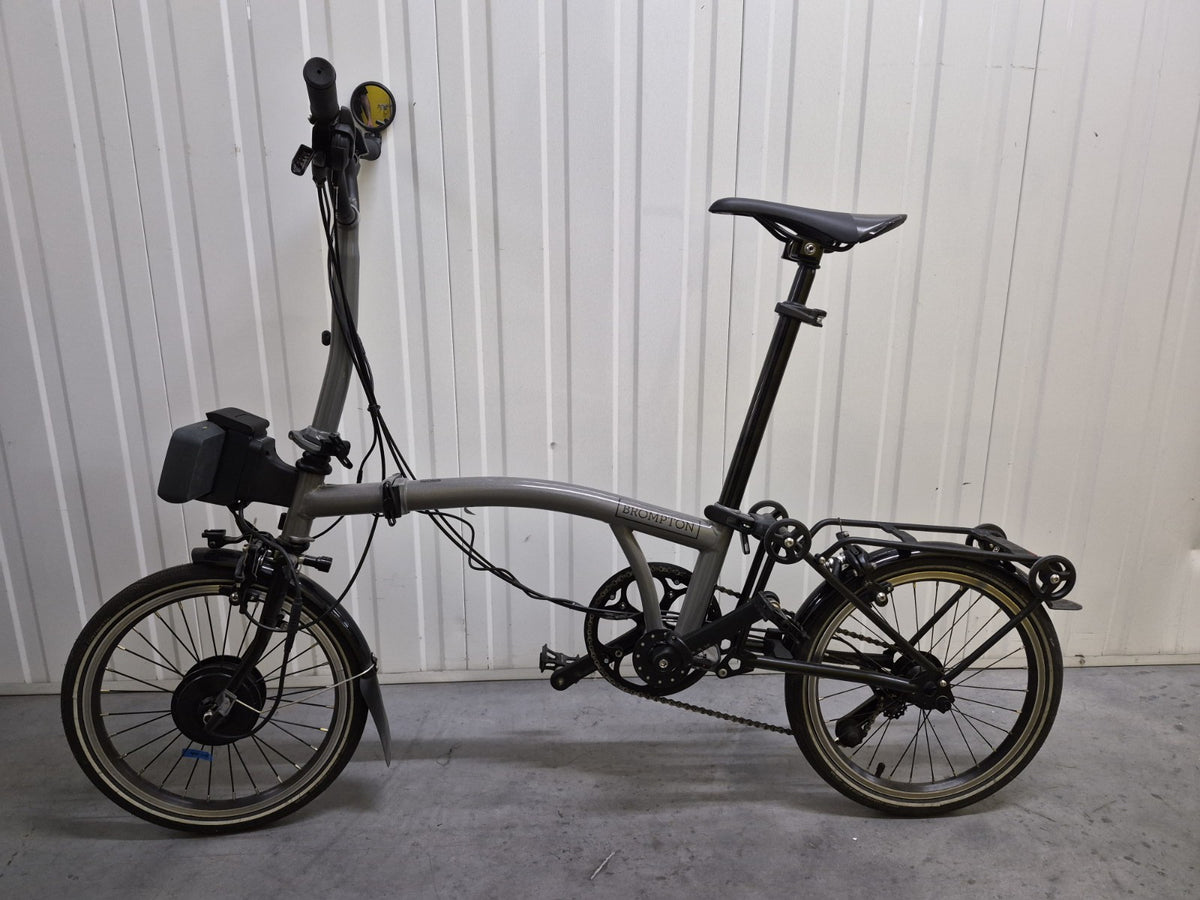 2023 Brompton P Line 4-Speed - high Handlebar - Midnight Black - New