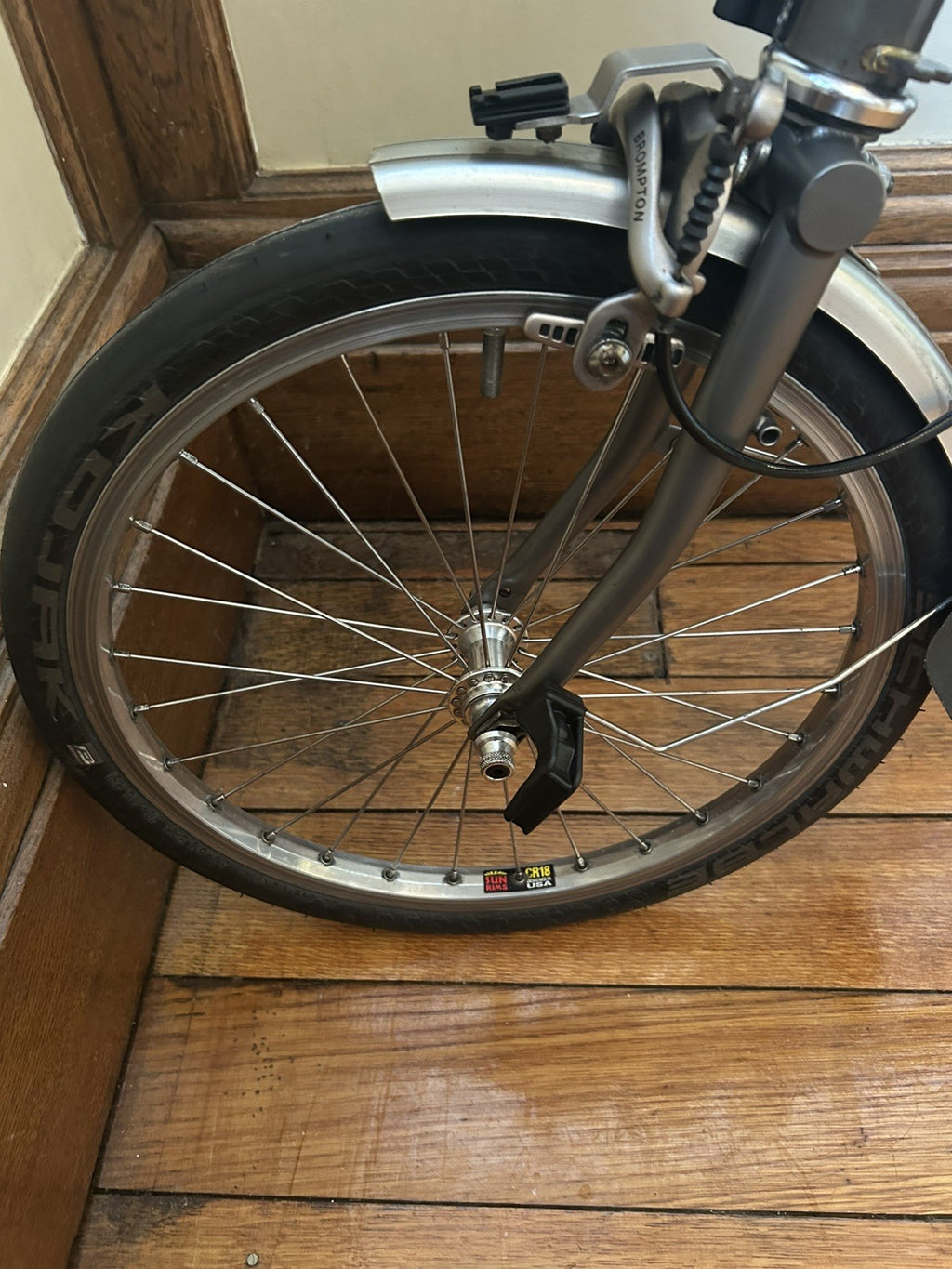Brompton S6LX - 6 Speed Titanium & Steel Folding Bike - Raw Lacquer