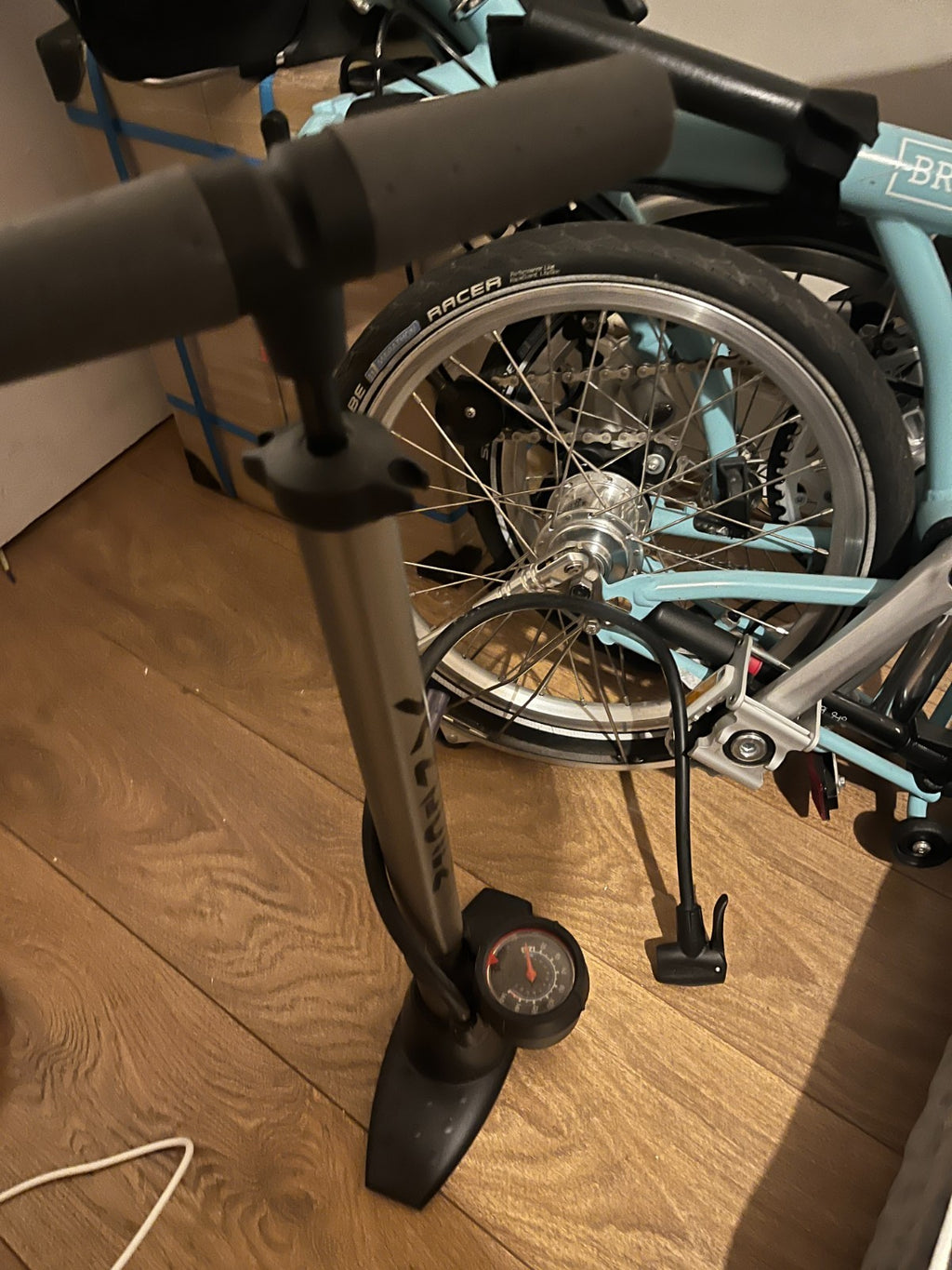 Brompton M3L (C-Line) Turkish Green folding bike
