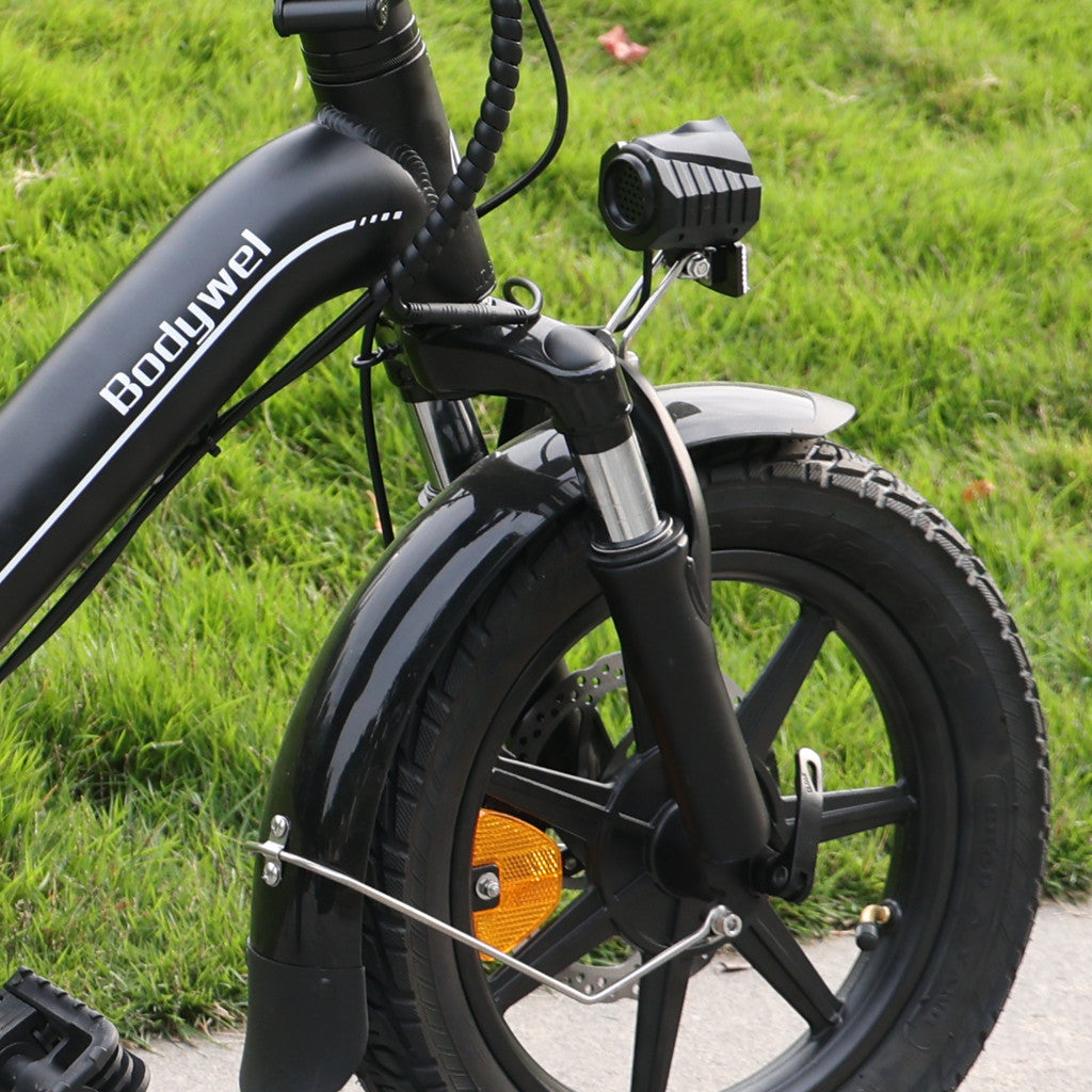 14" All-Terrain Folding commuter bike,21kg, 36V 10Ah,25KM/H,Full Disc,Rack-T16BL