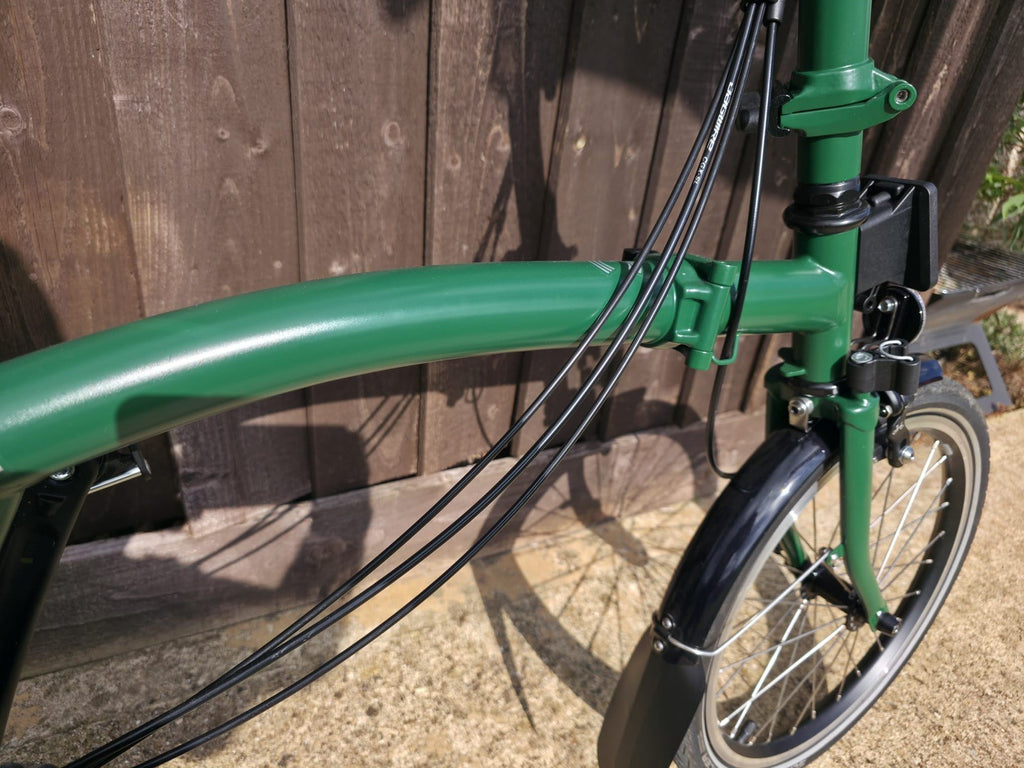 Brompton C Line 12-Speed hi Bar 2026 Racing Green Folding Bike