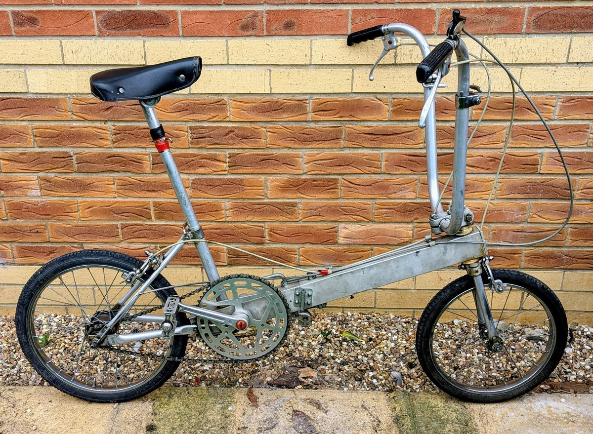 Vintage Aluminium Bickerton Portable Folding Bike Compact Portable & Carry Bag