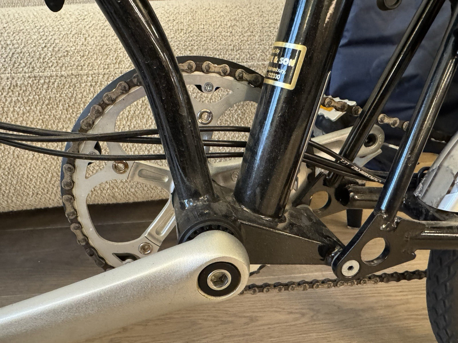 Brompton 6 Speed C-line Folding Bike Black