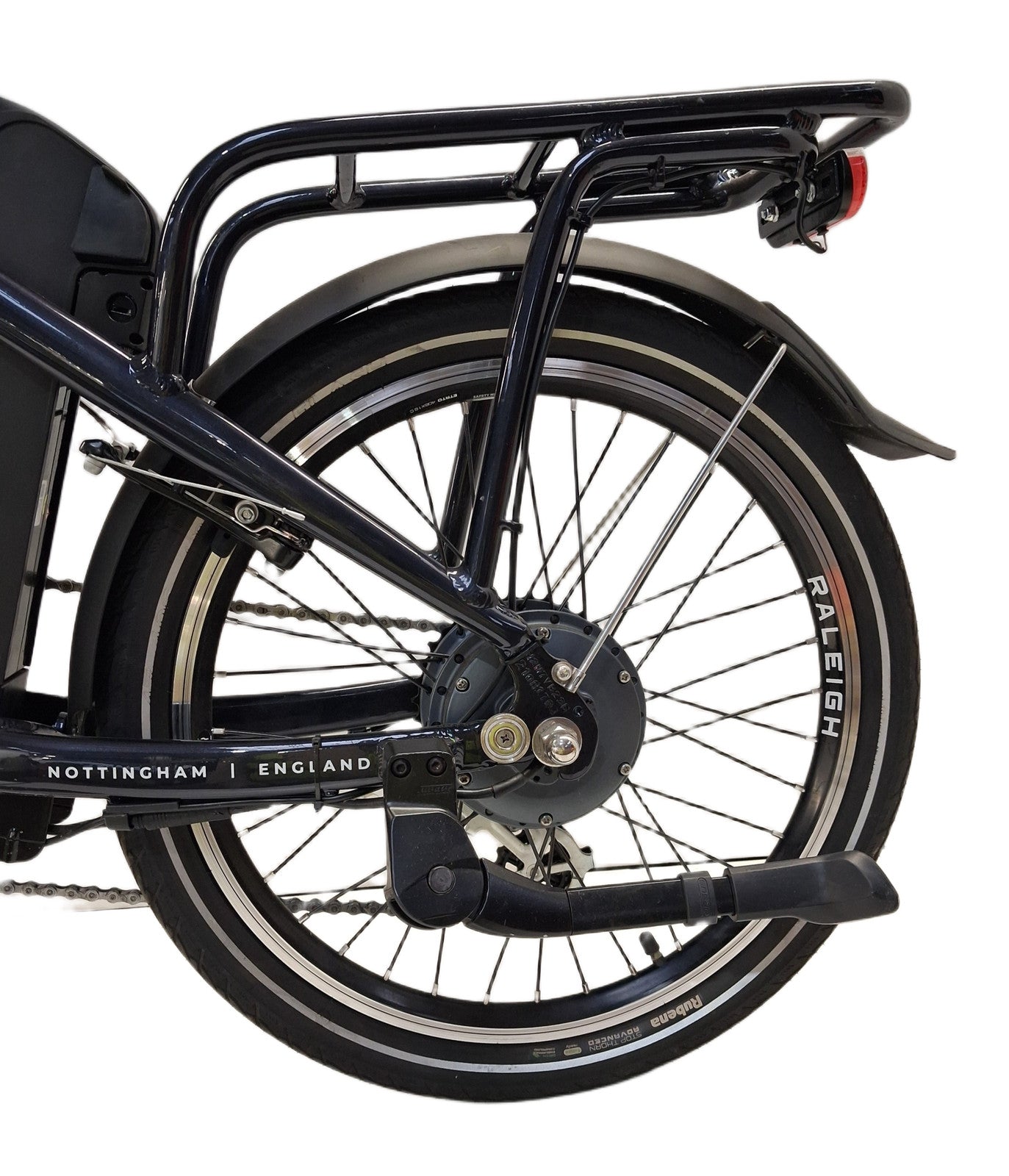 Raleigh Stow-E-Way Compact Lightweight Folding E--Bike - Black (Used/Scratched)