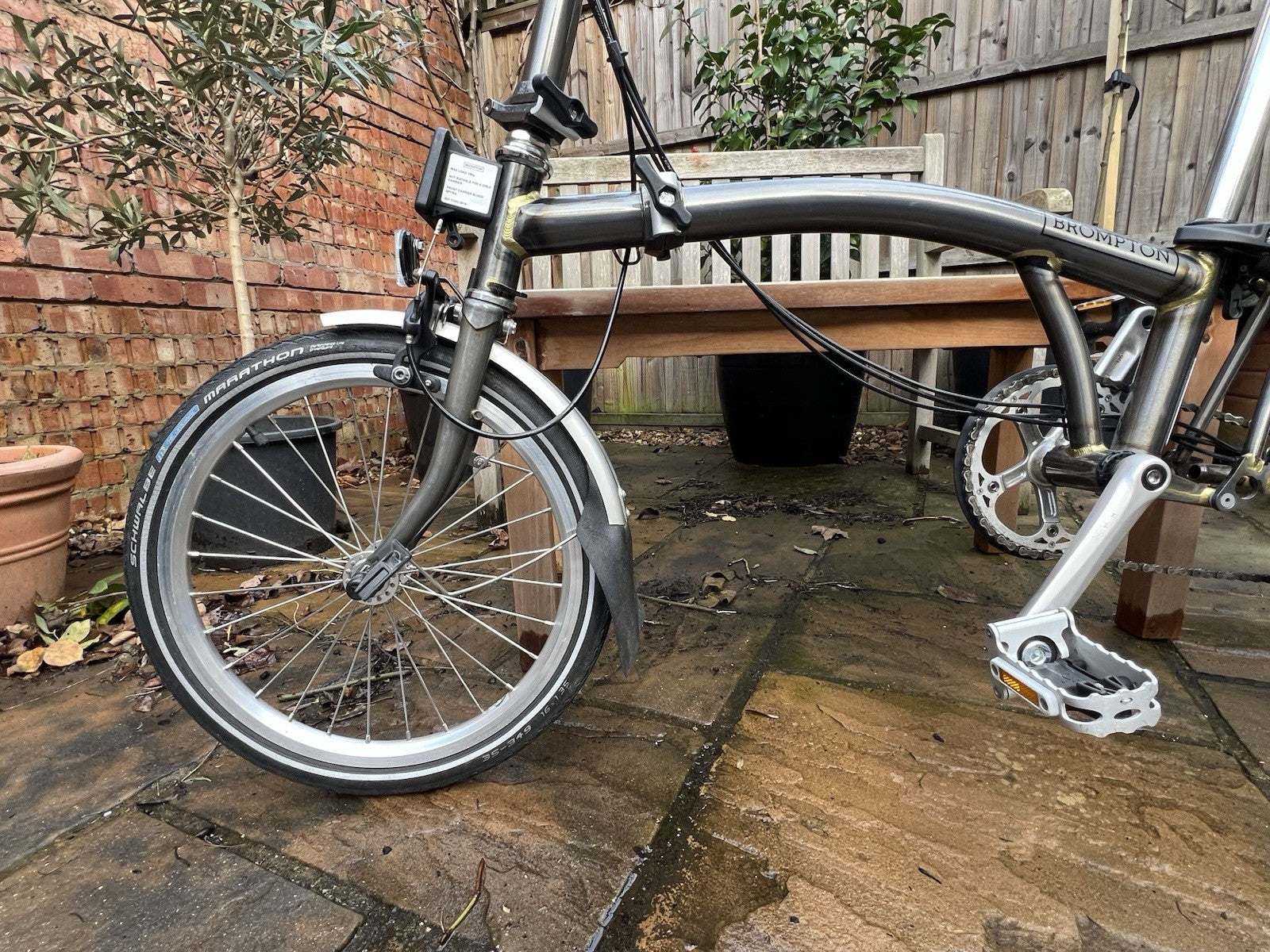 Brompton Raw Lacquer 6-speed Bicycle
