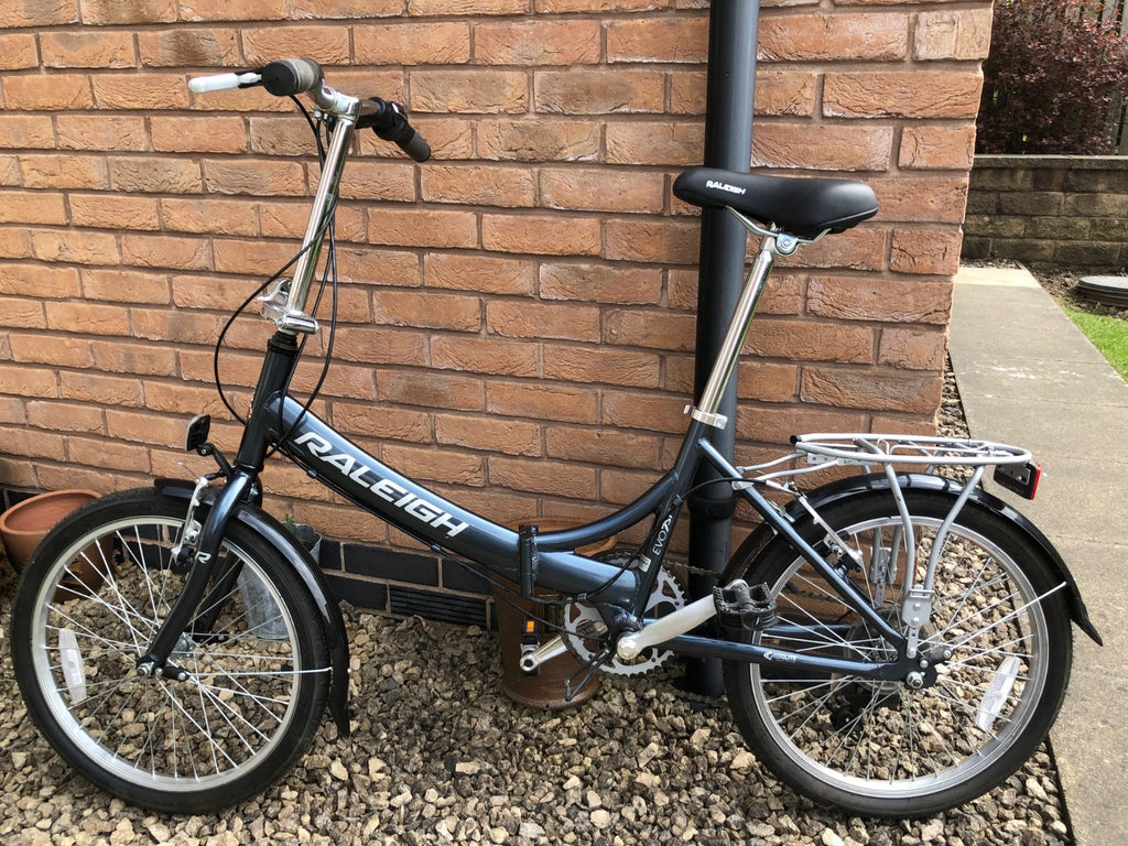 Raleigh folding bicycle for adult used