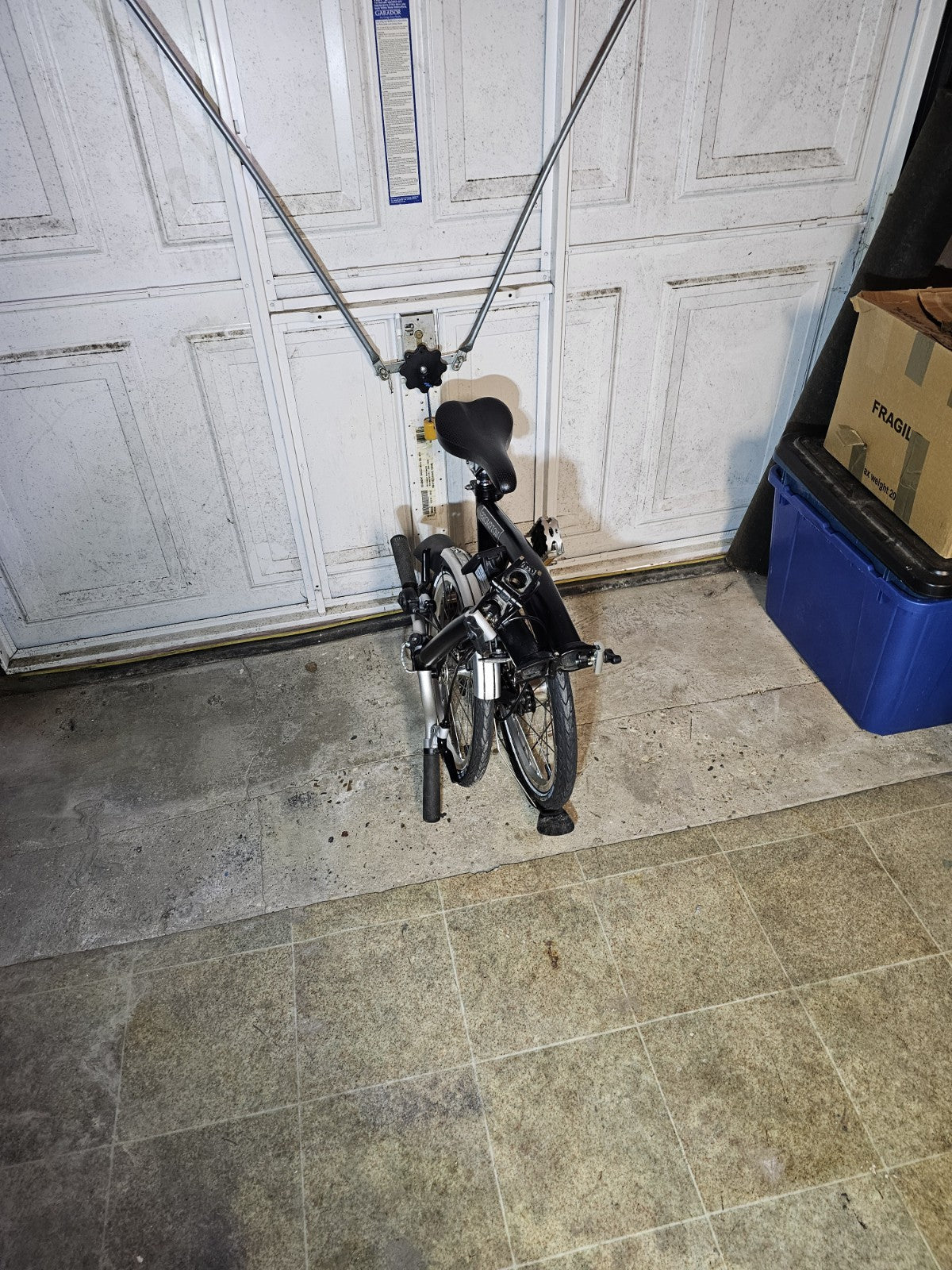 Brompton Folding Bike - Matte Black - Excellent Condition