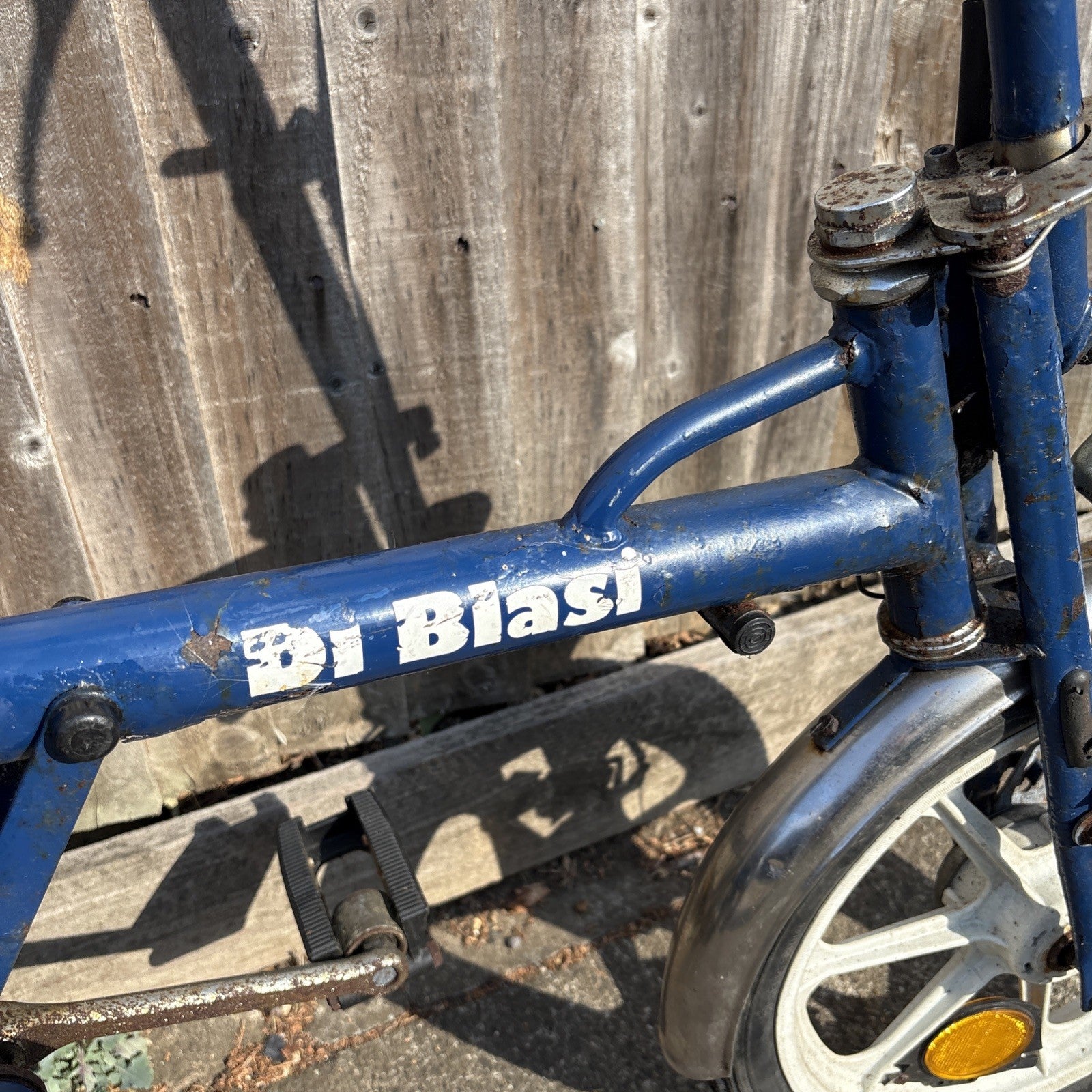 Vintage DI BLASI Folding Bike- Navy 4 Gears