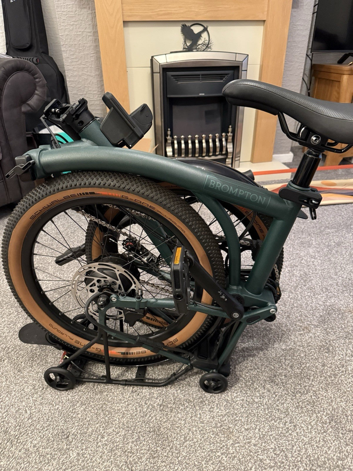 Brompton G Line With Roller Frame 4 Speed. Mint Condition.