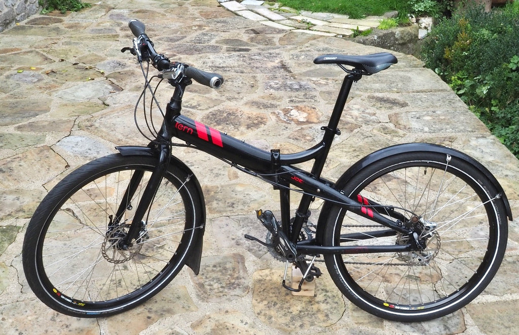 Tern Joe P24 Full Size Folding Bike, Hydraulic Disc Brakes, Extensive Upgrades