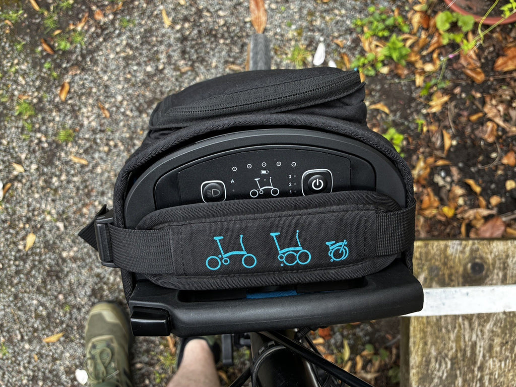 Brompton E Folding Bike - C Line 6 speed (Black) plus extras