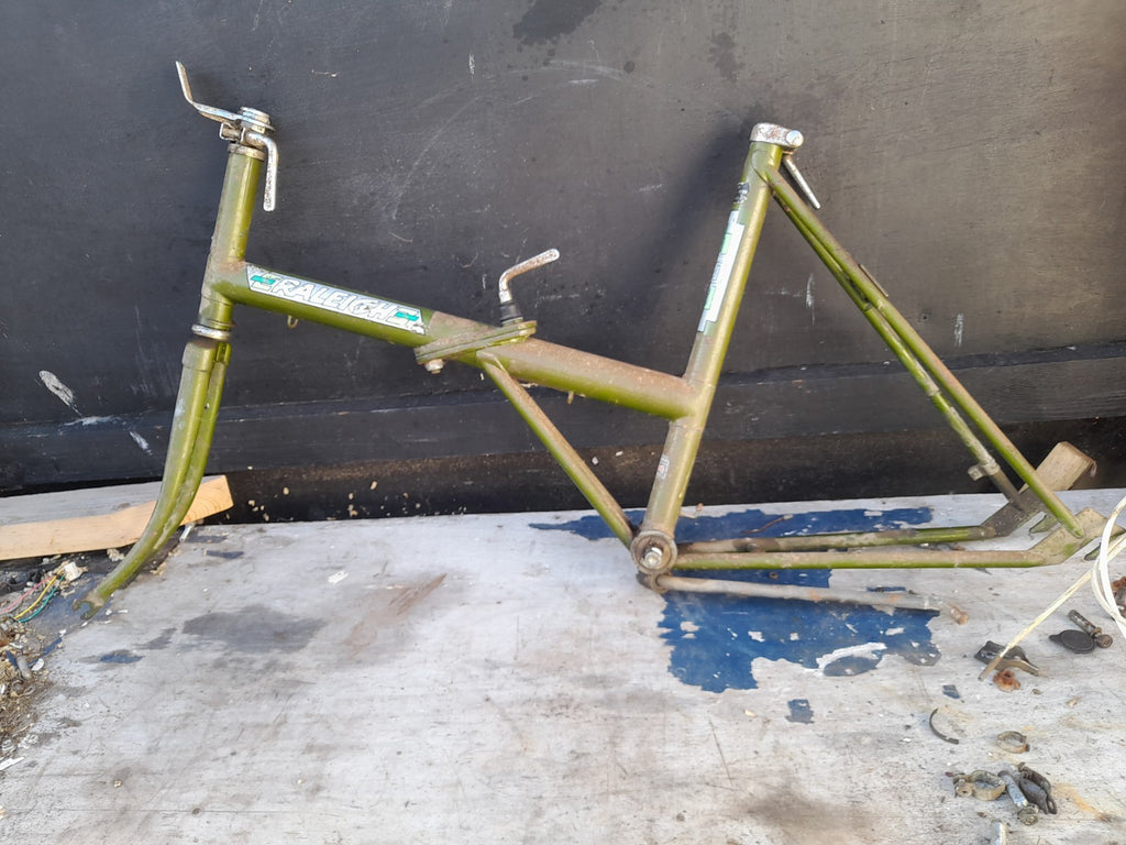 raleigh Shopper Twenty 20  Bare Frame   green Stowaway folding bike