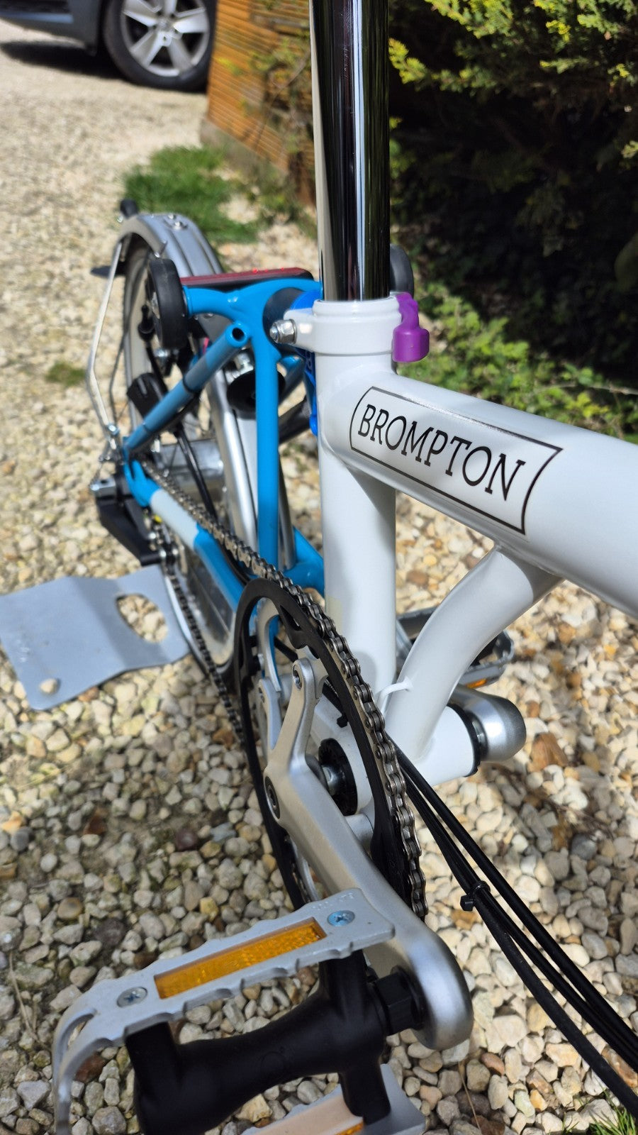 BROMPTON A-LINE UNUSED 3 SPEED FOLDING BIKE SERVICED IMMACULATE CONDITION