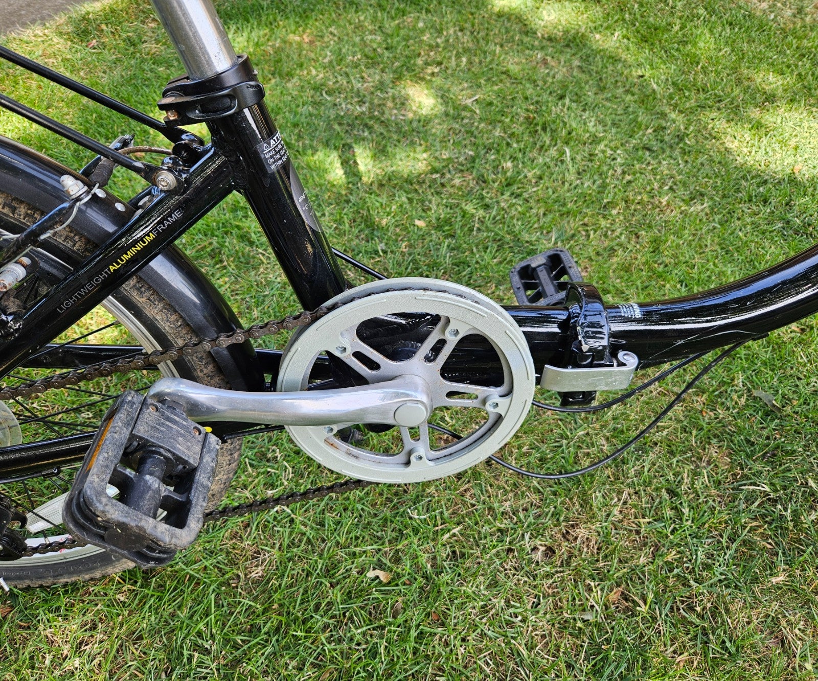 Apollo Contour Unisex Folding Bike 7 Speed, Black, 20" Wheels
