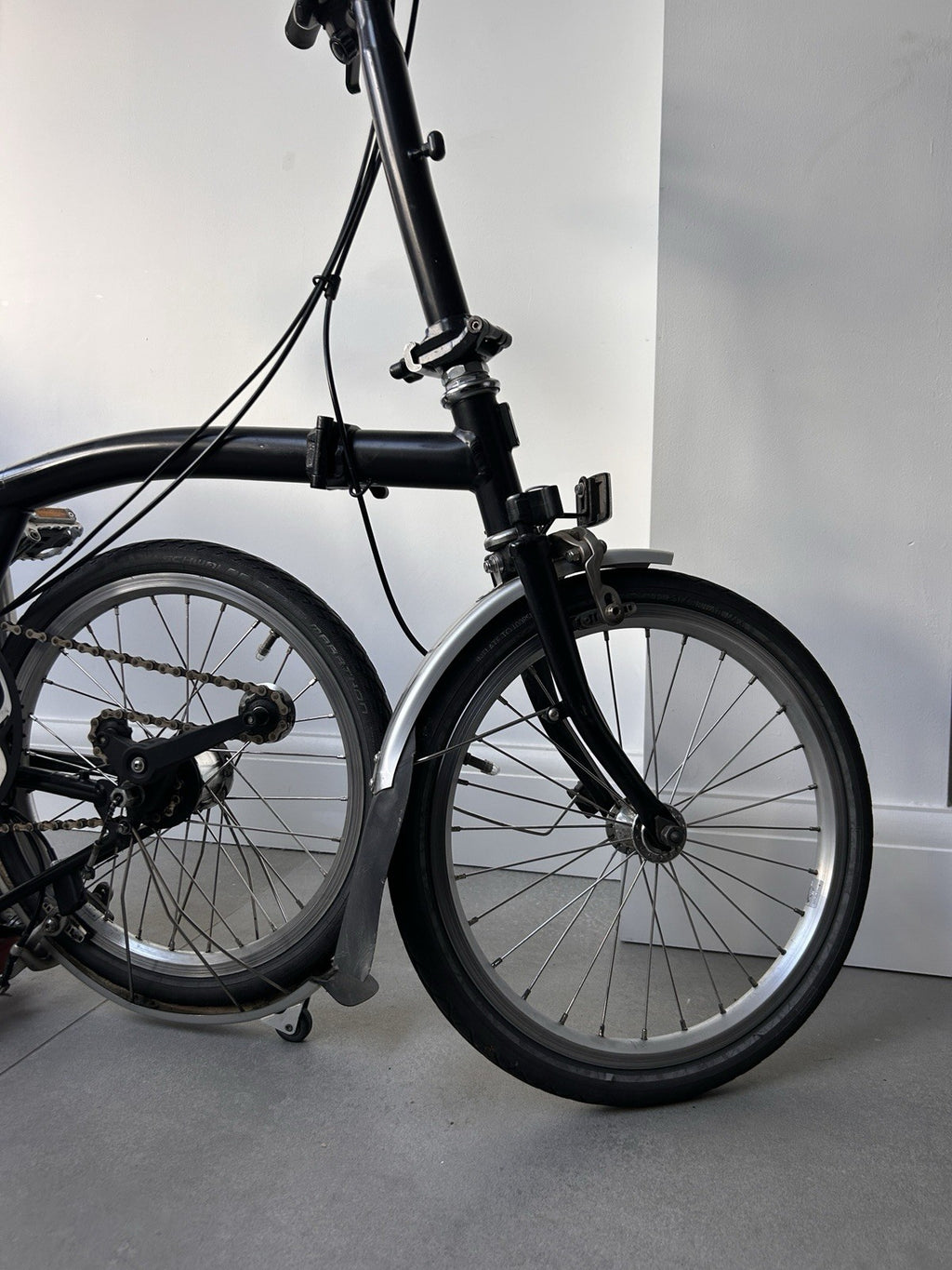 Brompton Folding Bike 3-Speed, Black