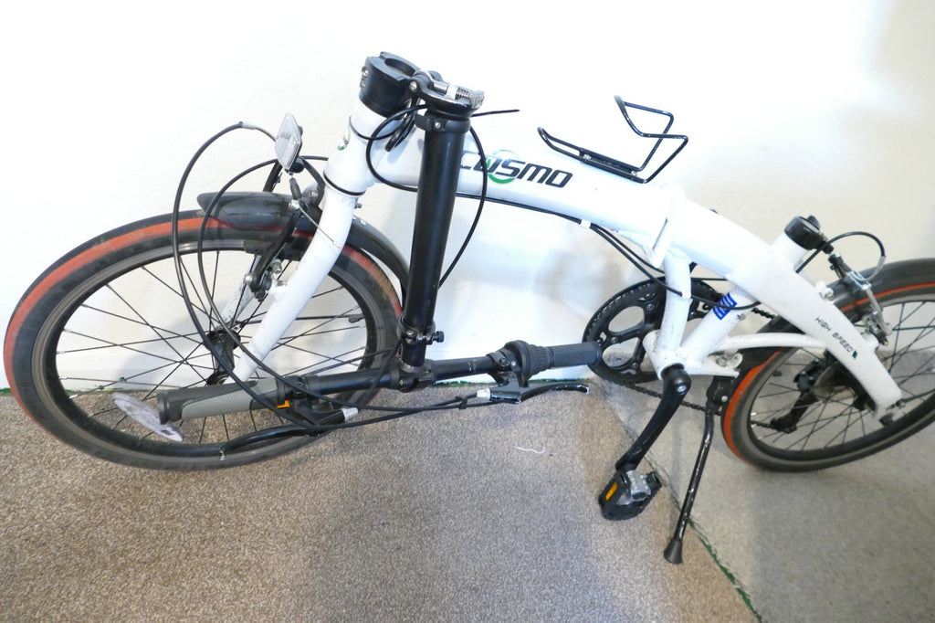 Ecosmo 20AF09BL 20" Wheel 12kg Lightweight Alloy Folding City Bicycle - White