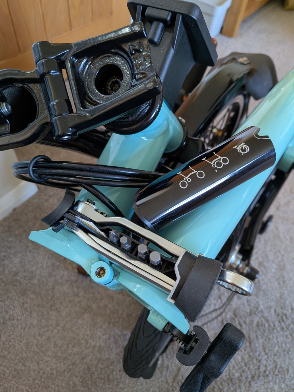 Brompton M6L (C-Line) Black Edition Turkish Green with Upgrades, Rare & Pristine