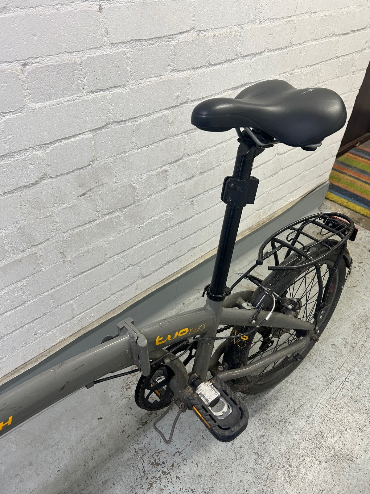 Raleigh Evo 2 Folding Bike 7-Speed Shimano Gears Grey Good Condition