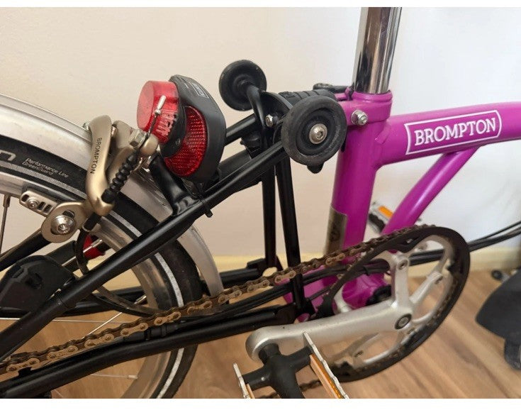 Brompton C Line H6L (6 Speed) folding bicycle - Berry (Excellent Condition)