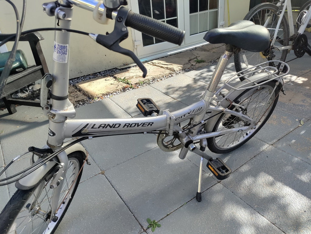 Land rover Silver Folding Bike- City Lite