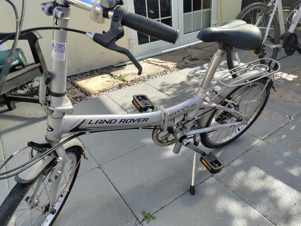 Land rover Silver Folding Bike- City Lite