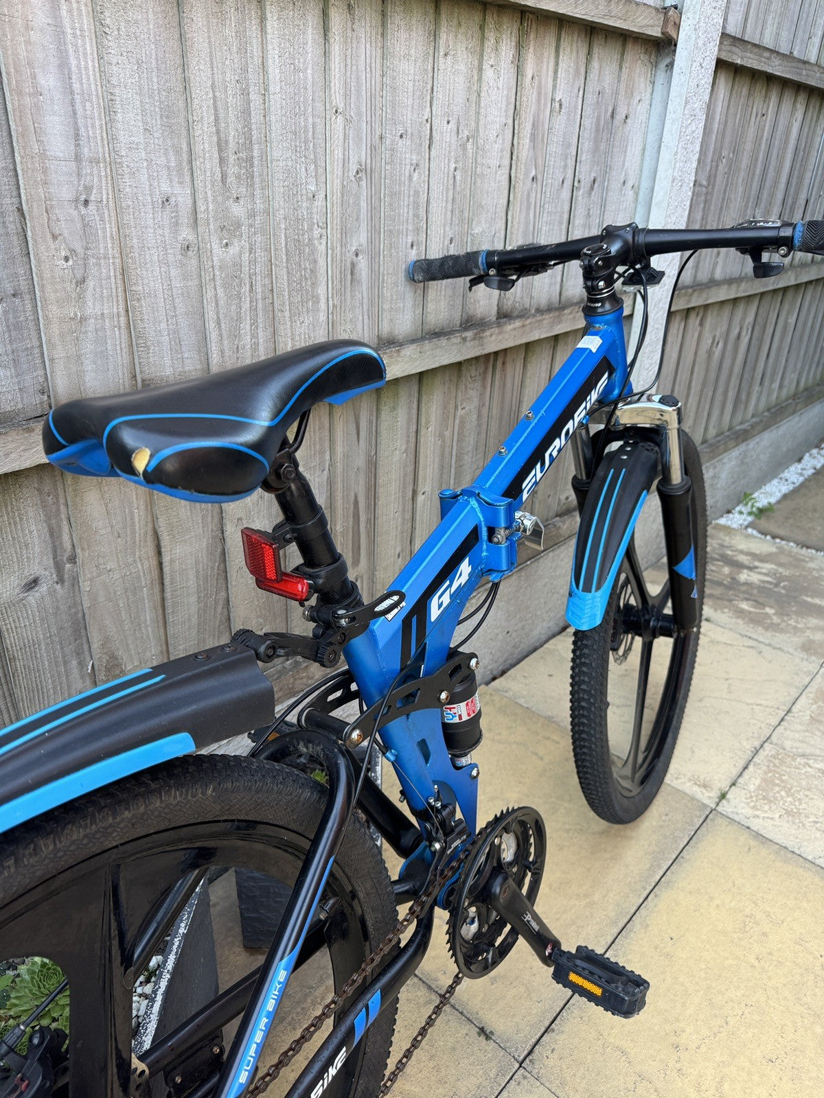 Foldable MOUNTAIN BICYCLE Eurobike BLUE G4 26"