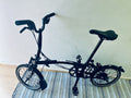 Brompton Bike 6-Speed Explore 2024, Black Mid Handlebar