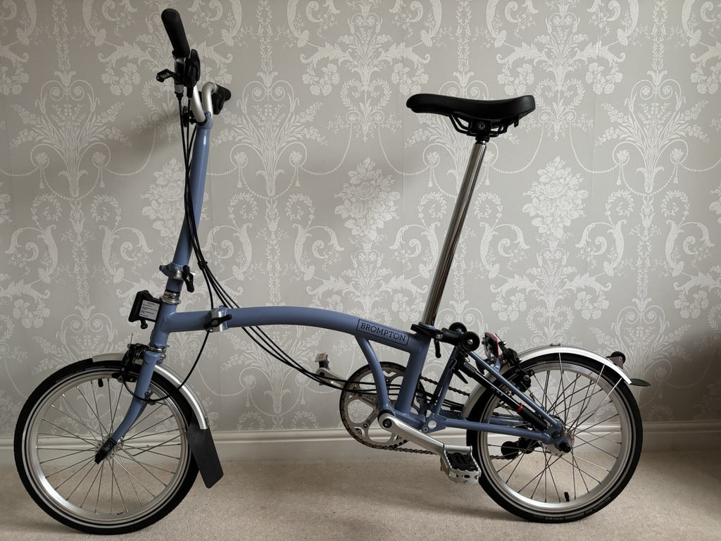 Brompton C Line 6 Speed H6L Folding bicycle in Cloud Blue - Test Ridden Only
