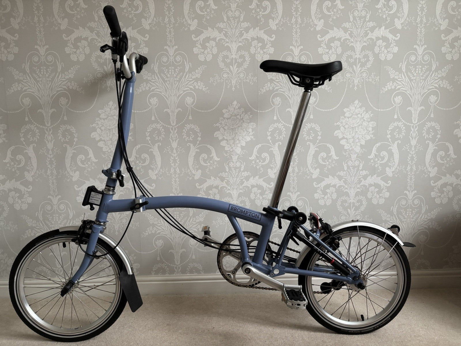 Brompton C Line 6 Speed H6L Folding bicycle in Cloud Blue - Test Ridden Only