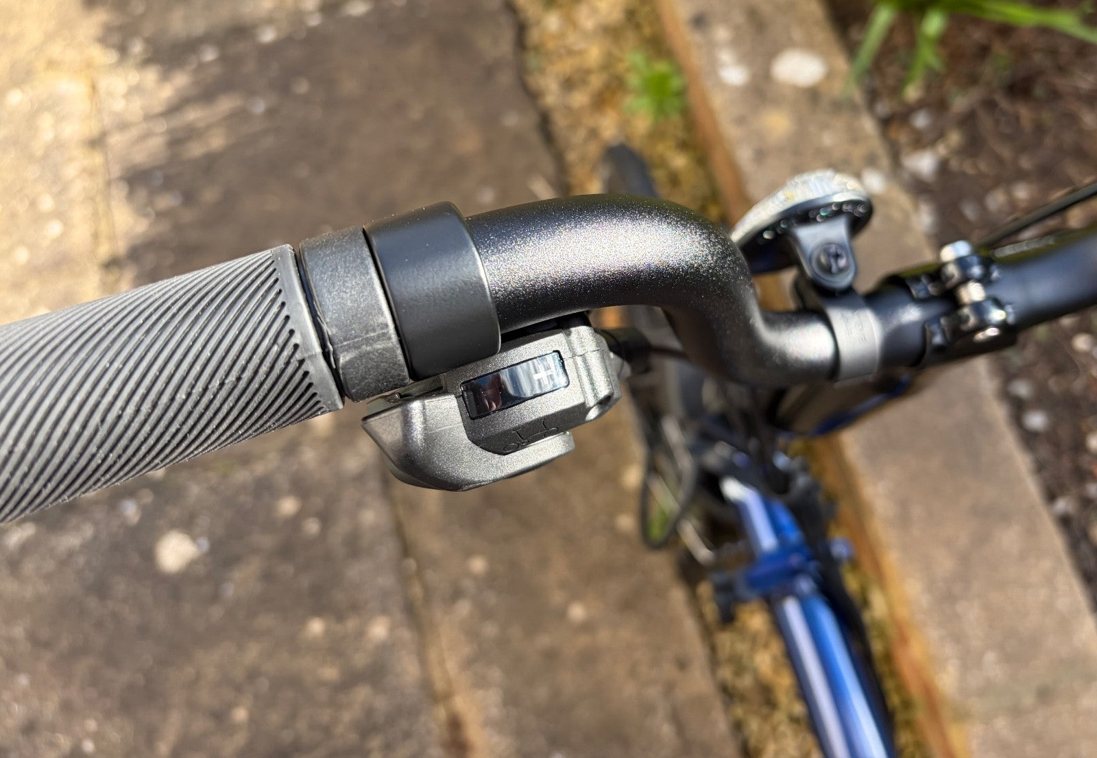 Brompton Folding Bike with 6 speed gears in Metallic Blue