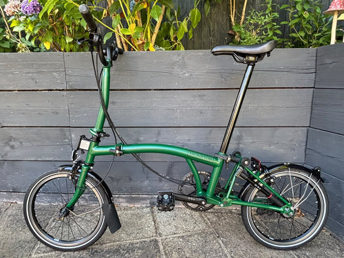 2023 Brompton C Line M6L Black Edition Folding Bicycle 6 Speed - Used Condition