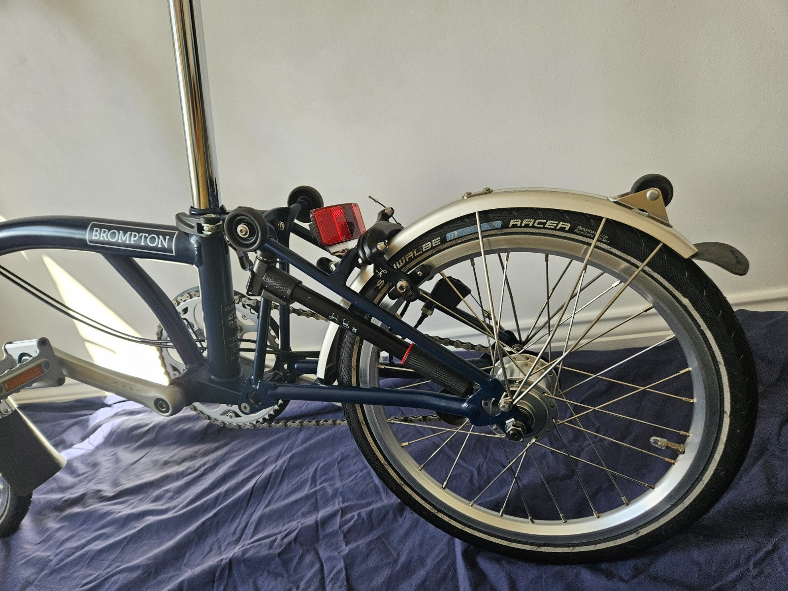 Brompton M3L - 3 Speed - C Line - Mid- Tempest Blue