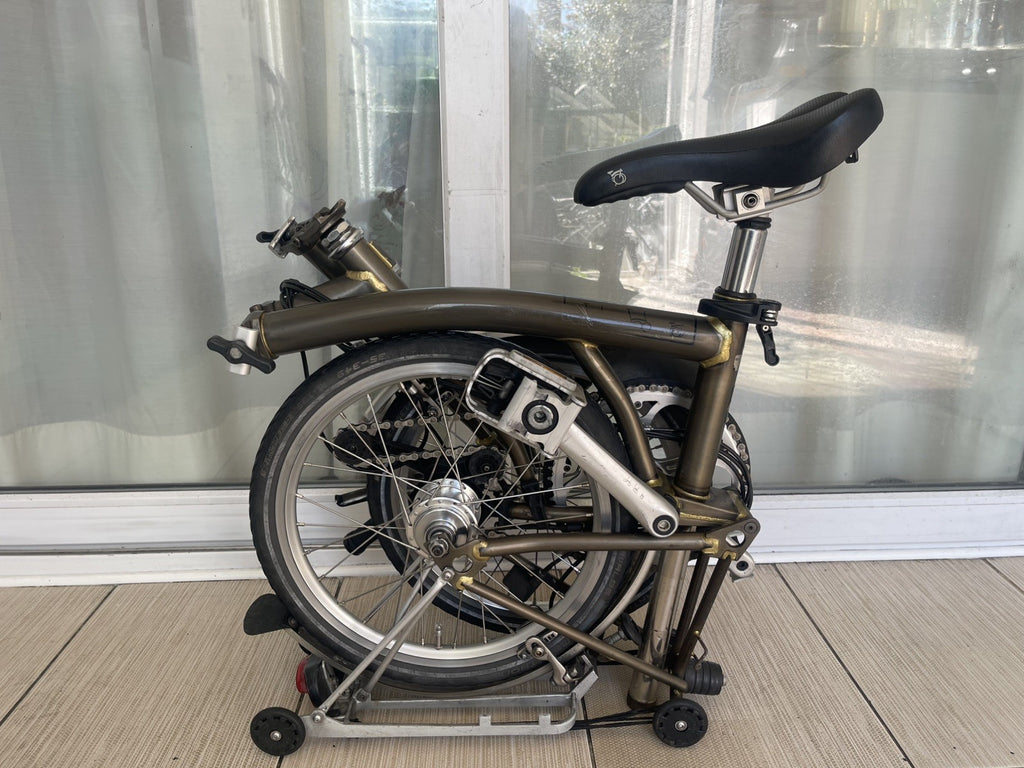 Brompton S6R Raw Lacquer Folding Bike SERVICED CONDITION ✅ FREE&FAST DELIVERY🚚